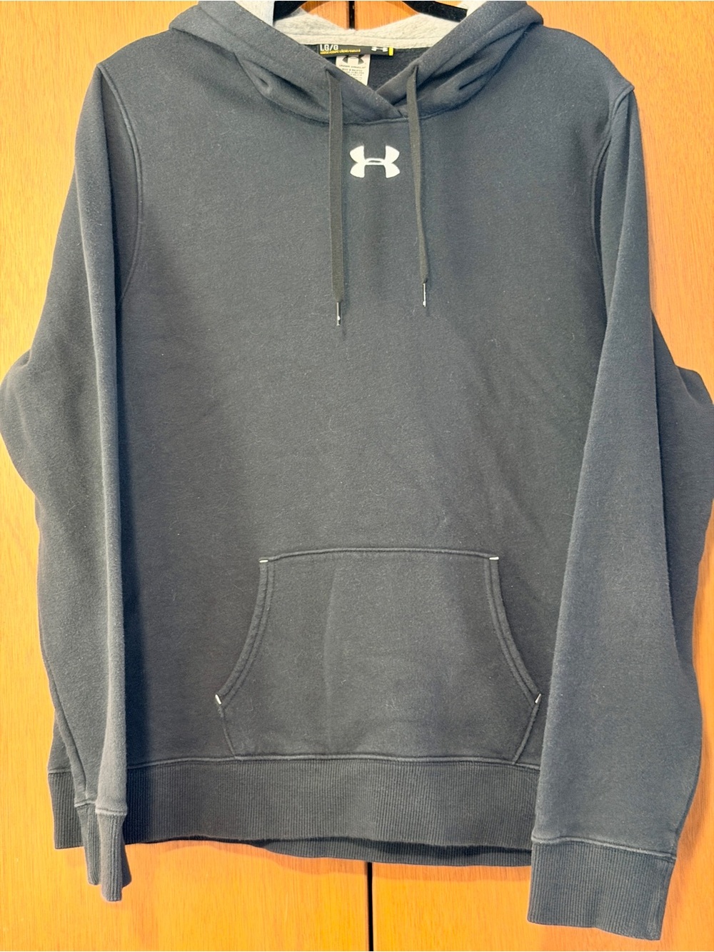 Under Armour Men’s Large Black Loose Fit Pullover Hoodie
